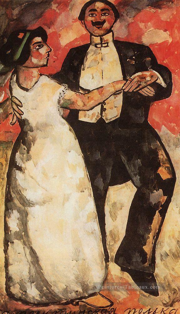 polka argentine 1911 Kazimir Malevich Peintures à l'huile